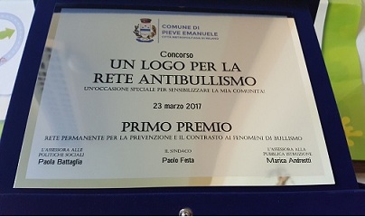 Targa premio contro il bullismo