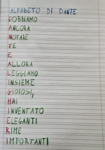 alfabeto Dante