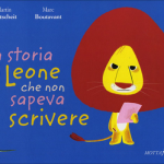 la storia del leone che non sapeva scrivere