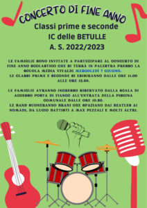 concerto prime e seconde